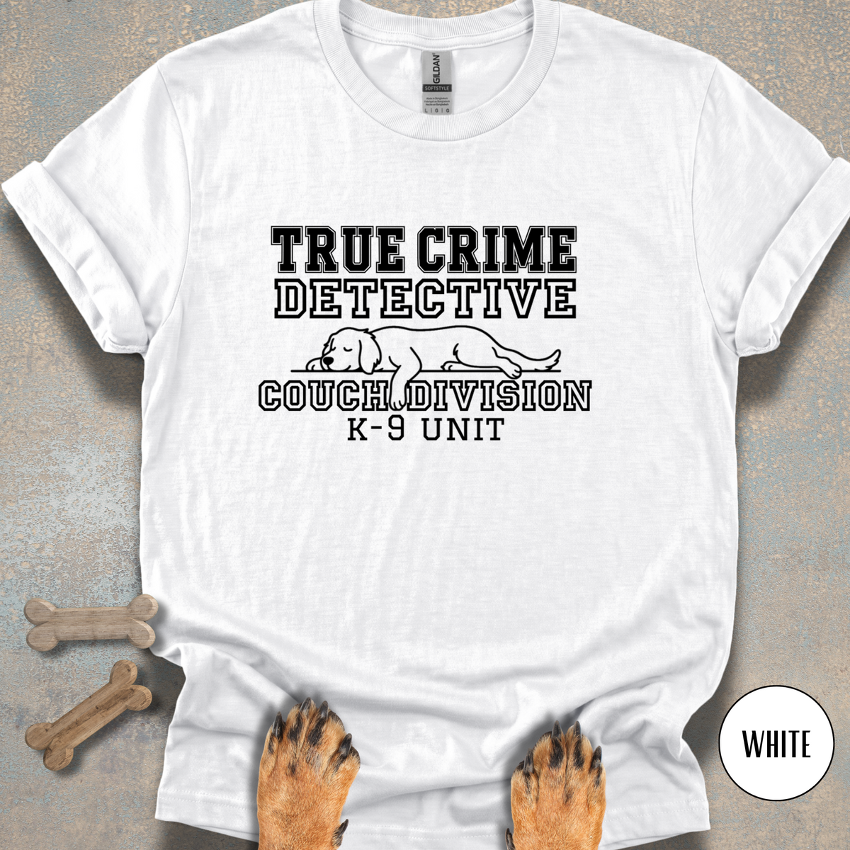 True Crime Detective K-9 Unit T-shirt