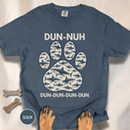 Shark Theme Song Paw Print T-shirt