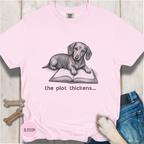 Dachshund The Plot Thickens T-shirt