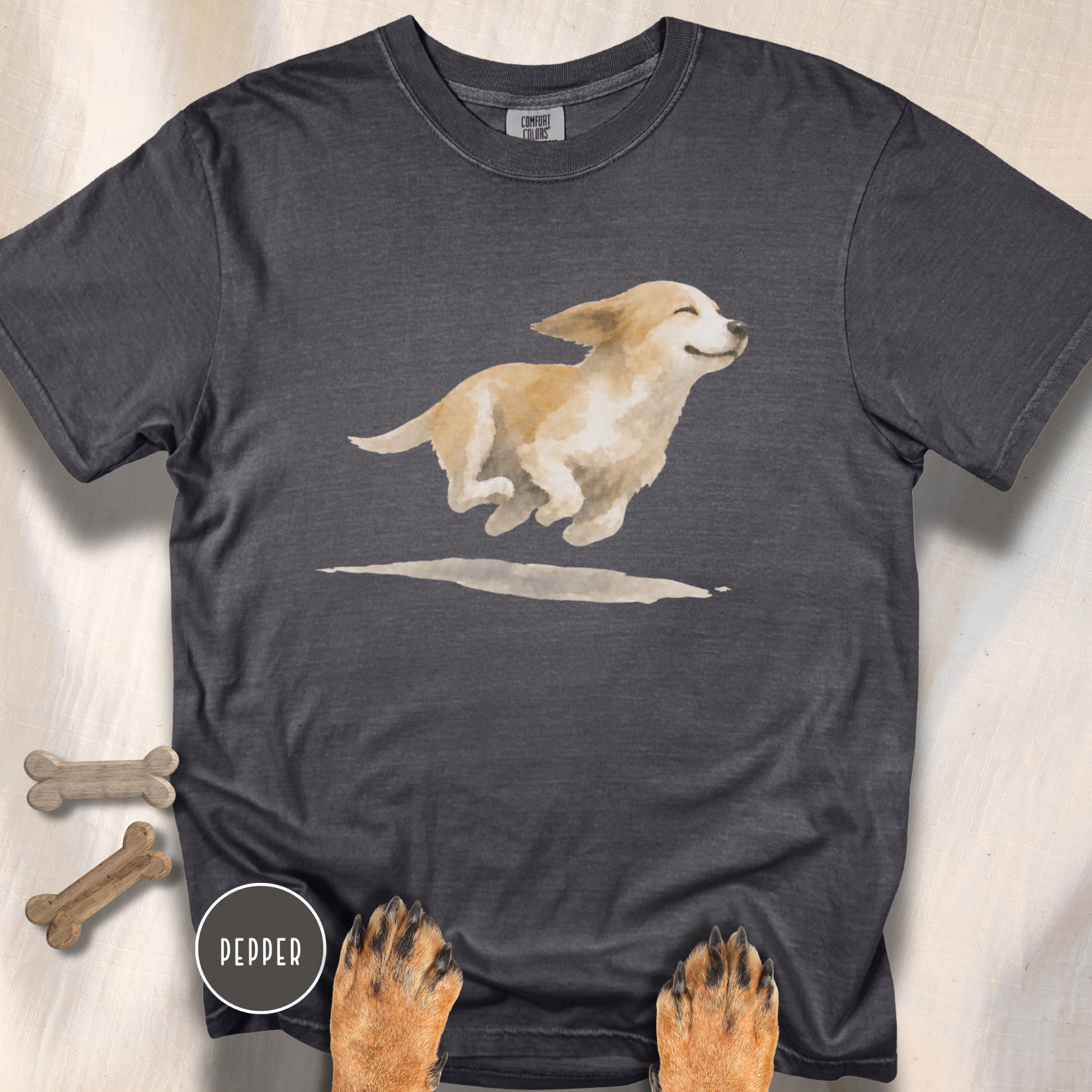 Dog Zoomies Watercolor T-Shirt
