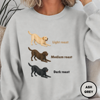 Coffee and a Lab Crewneck Sweatshirt