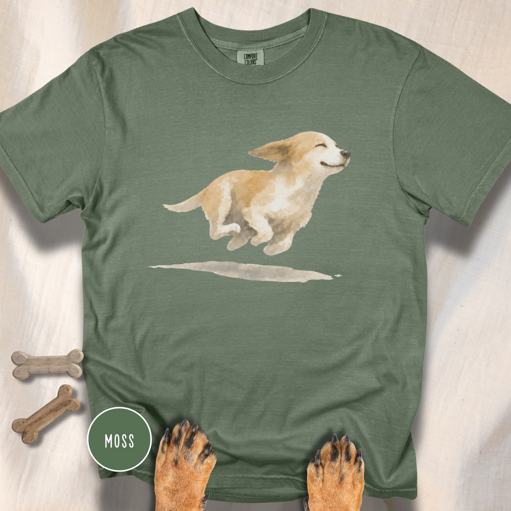 Dog Zoomies Watercolor T-Shirt