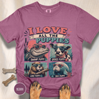 I Love All the Puppies T-shirt