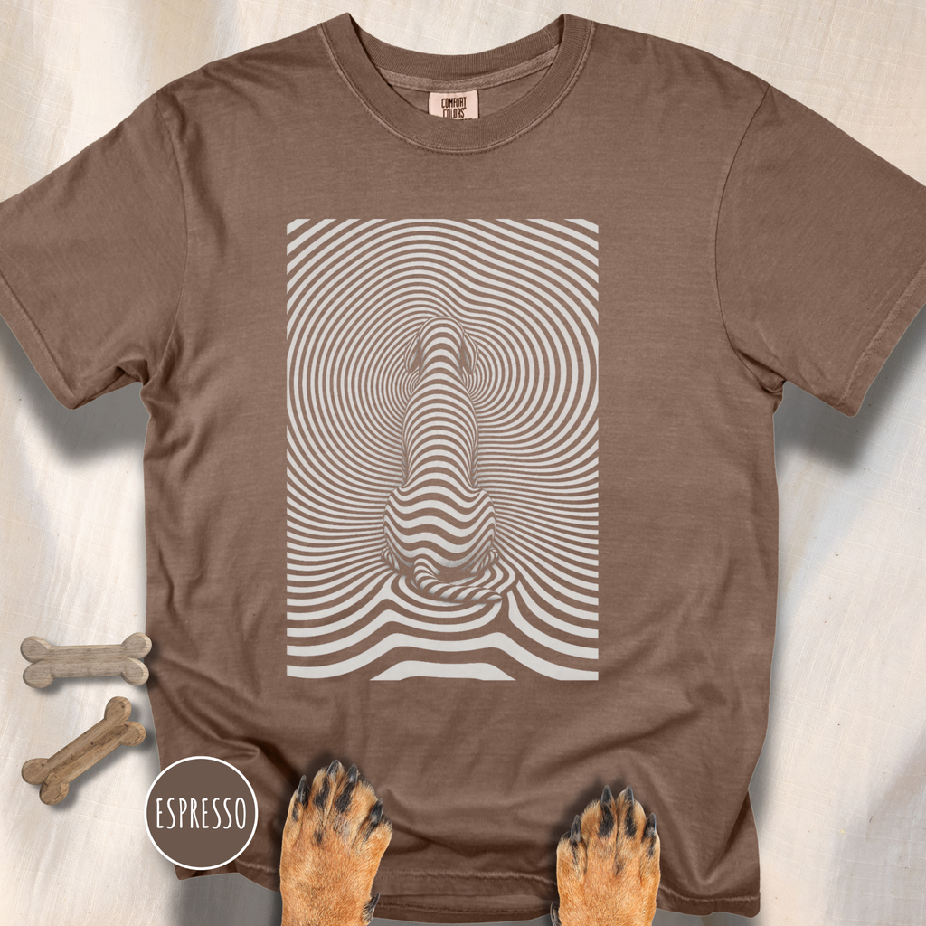 Gazing into Eternity Optical Art T-shirt
