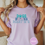 Dogs Books Martinis T-shirt