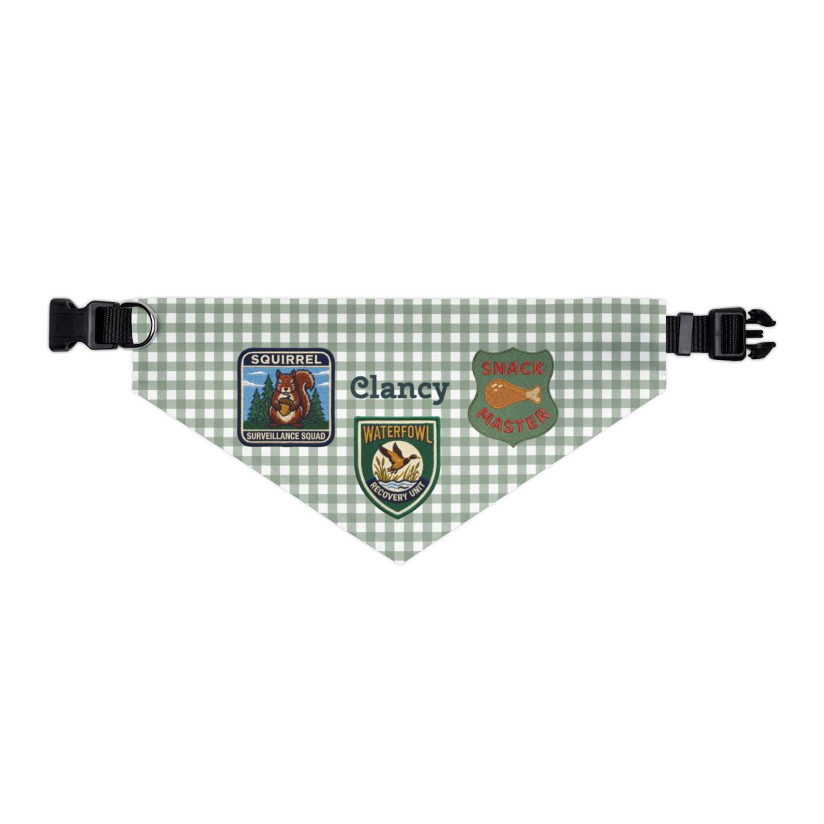 Personalized Adventure Dog Bandana | Choose Your Badges