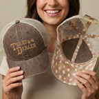 Treat Dealer Embroidered Leopard Trucker Hat