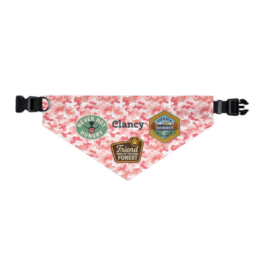 Personalized Adventure Dog Bandana | Choose Your Badges