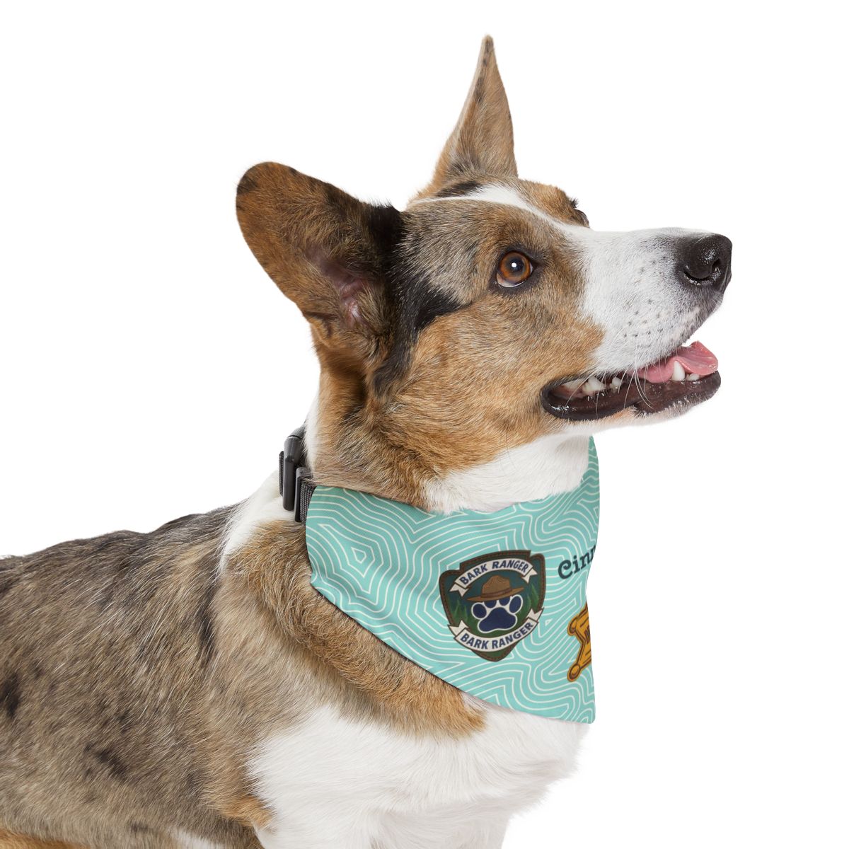 Personalized Adventure Dog Bandana | Choose Your Badges