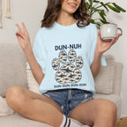 Shark Theme Song Paw Print T-shirt