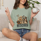 Rescued is My Favorite Breed Group Photo T-shirt