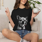 Born to be Wild Smoking Chihuahua T-shirt