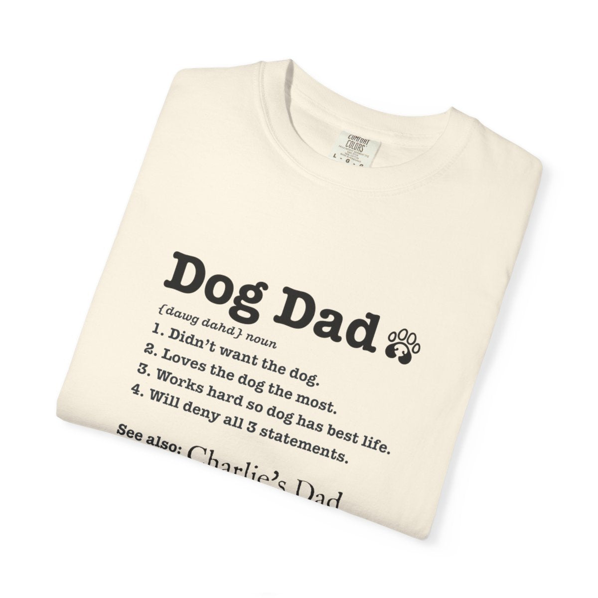 Personalized Dog Dad Definition T-shirt