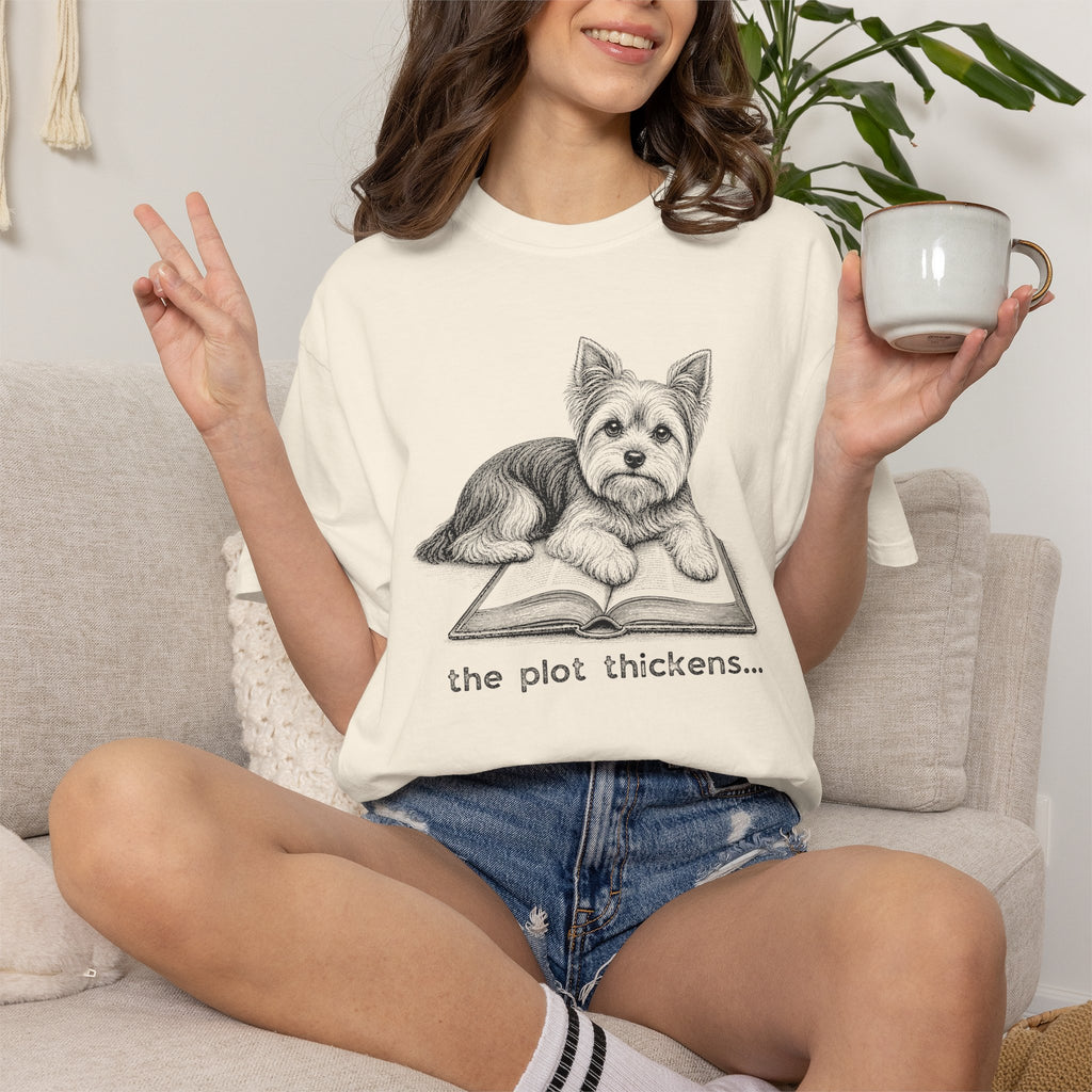 Yorkshire Terrier The Plot Thickens T-shirt
