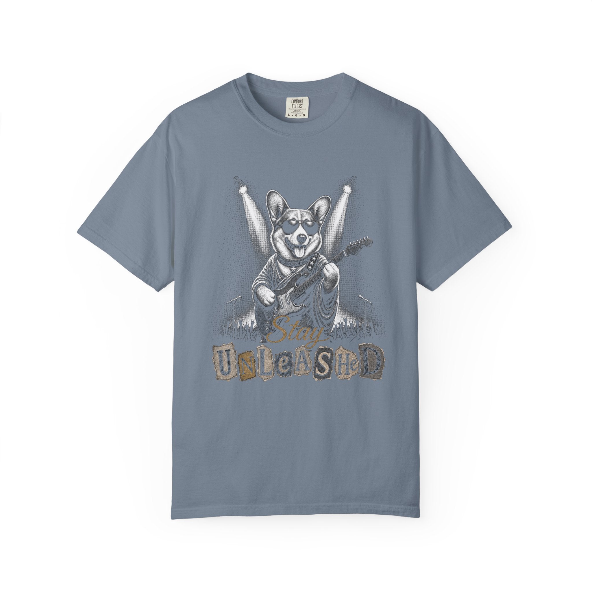 Corgi Stay Unleashed Vintage Bootleg T-shirt