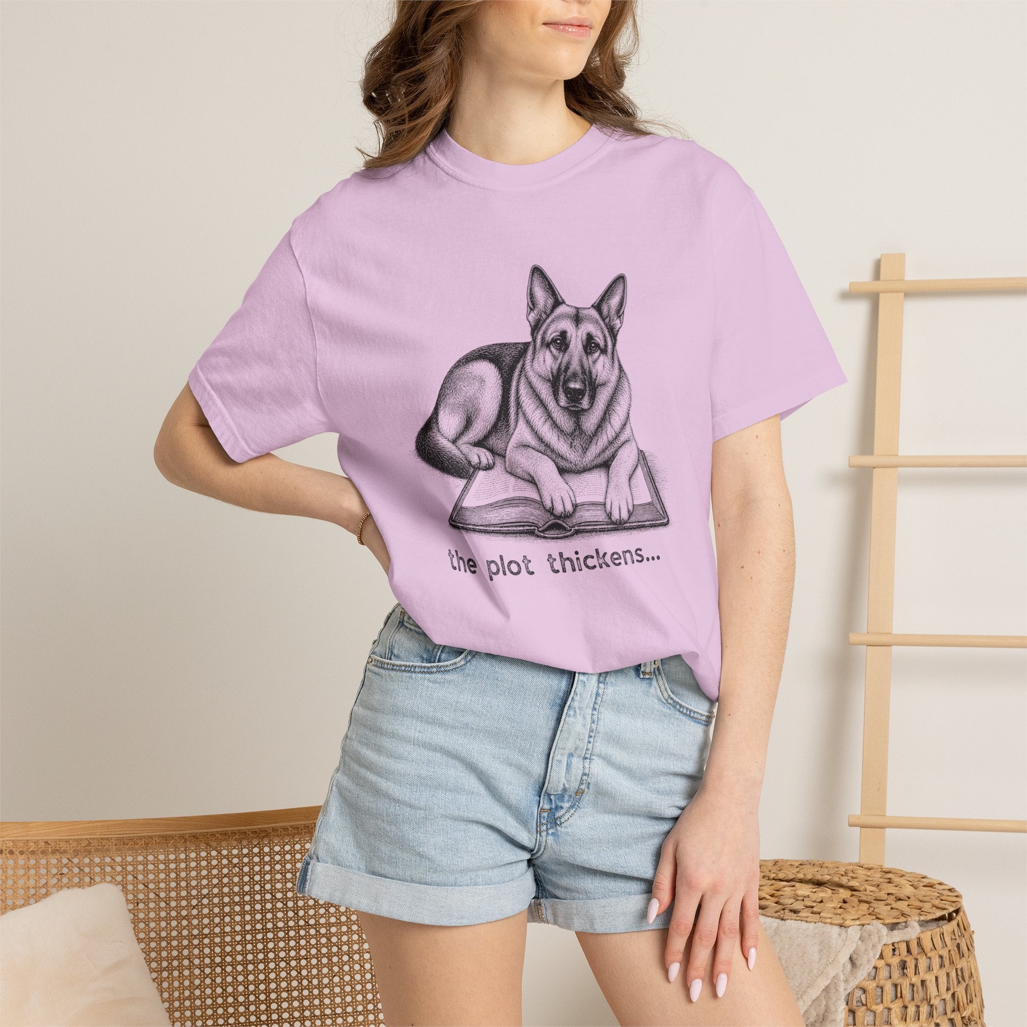 German Shepherd The Plot Thickens T-shirt
