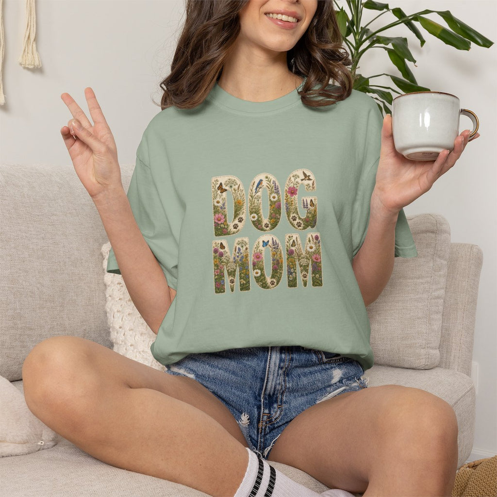 Wildflower Meadow Dog Mom T-shirt