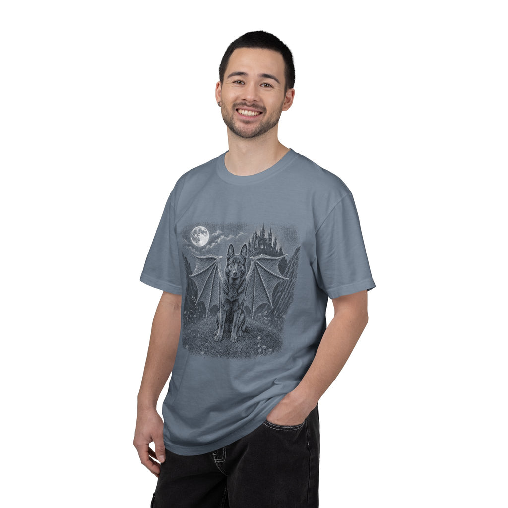 Mythic Guardian  German Shepherd Wolf Dog T-Shirt