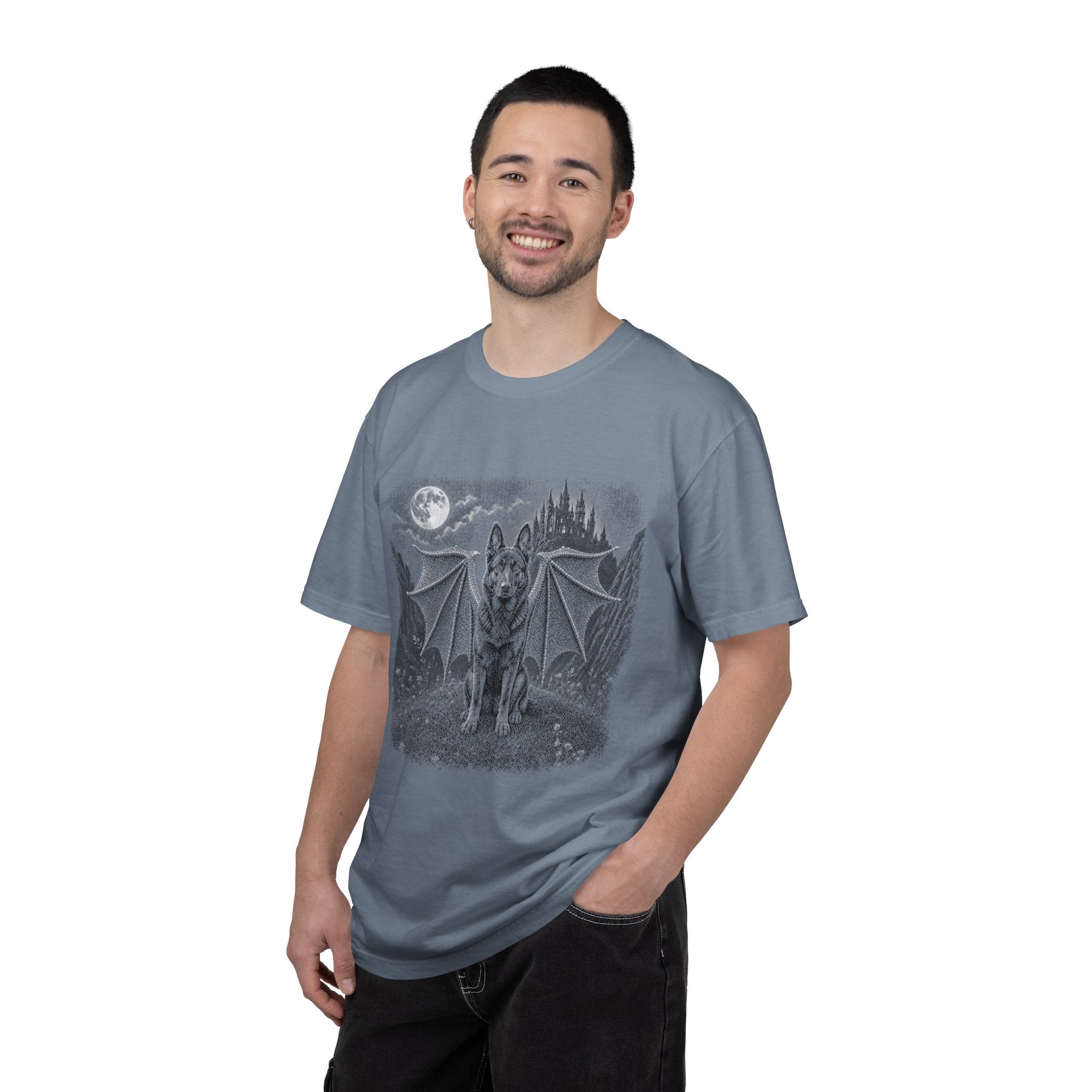 Mythic Guardian  German Shepherd Wolf Dog T-Shirt