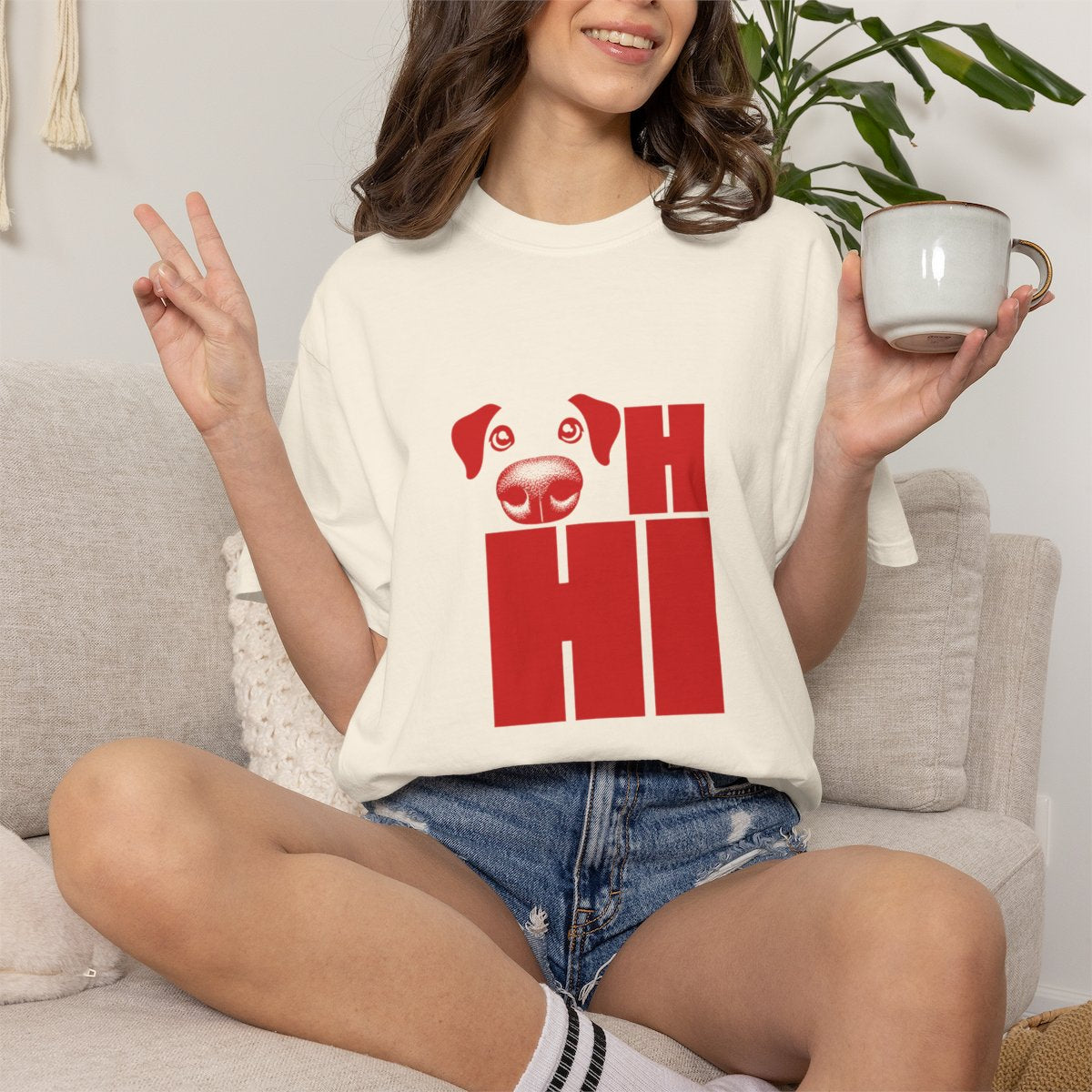 Oh Hi Dog Nose T-shirt