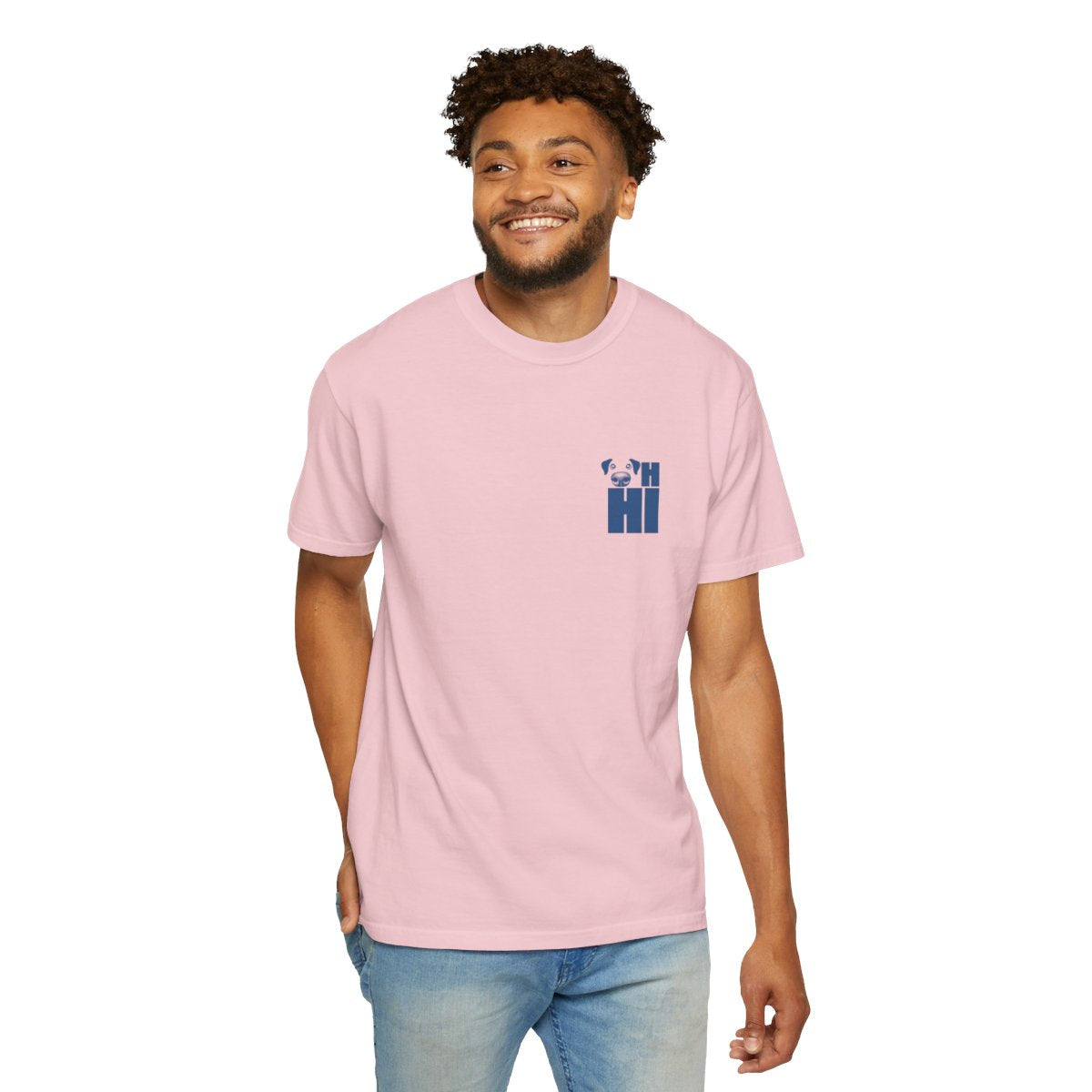 OH Hi Dog Nose Blue T-shirt