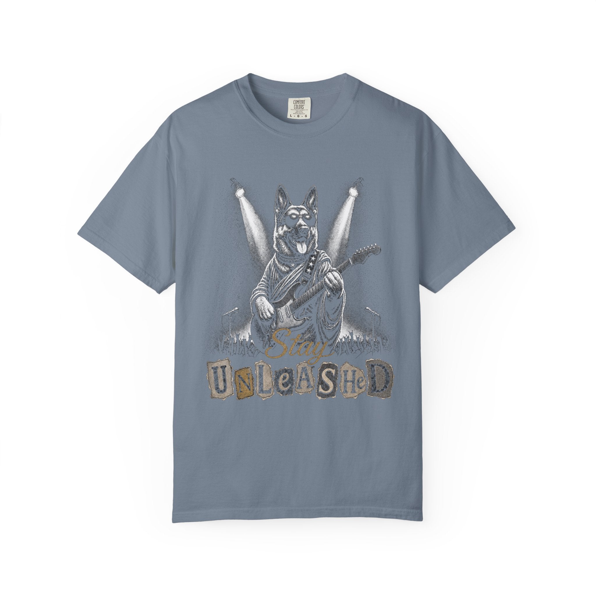 Stay Unleashed German Shepherd Vintage Graphic T-shirt