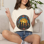 All The Dogs Victorian Stained Glass T-shirt