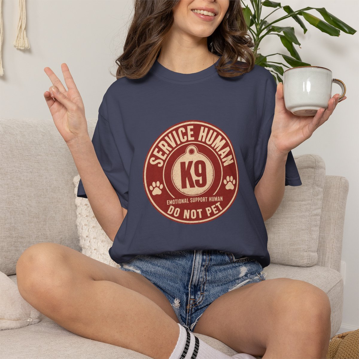 Service Human Do Not Pet  T-shirt