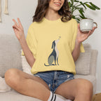 When the Snow Flies Dog T-shirt
