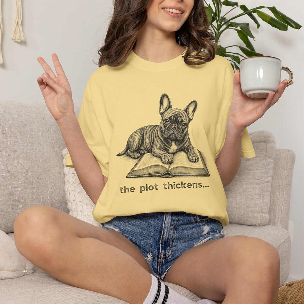 French Bulldog The Plot Thickens T-shirt