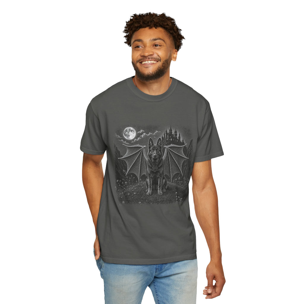 Mythic Guardian  German Shepherd Wolf Dog T-Shirt
