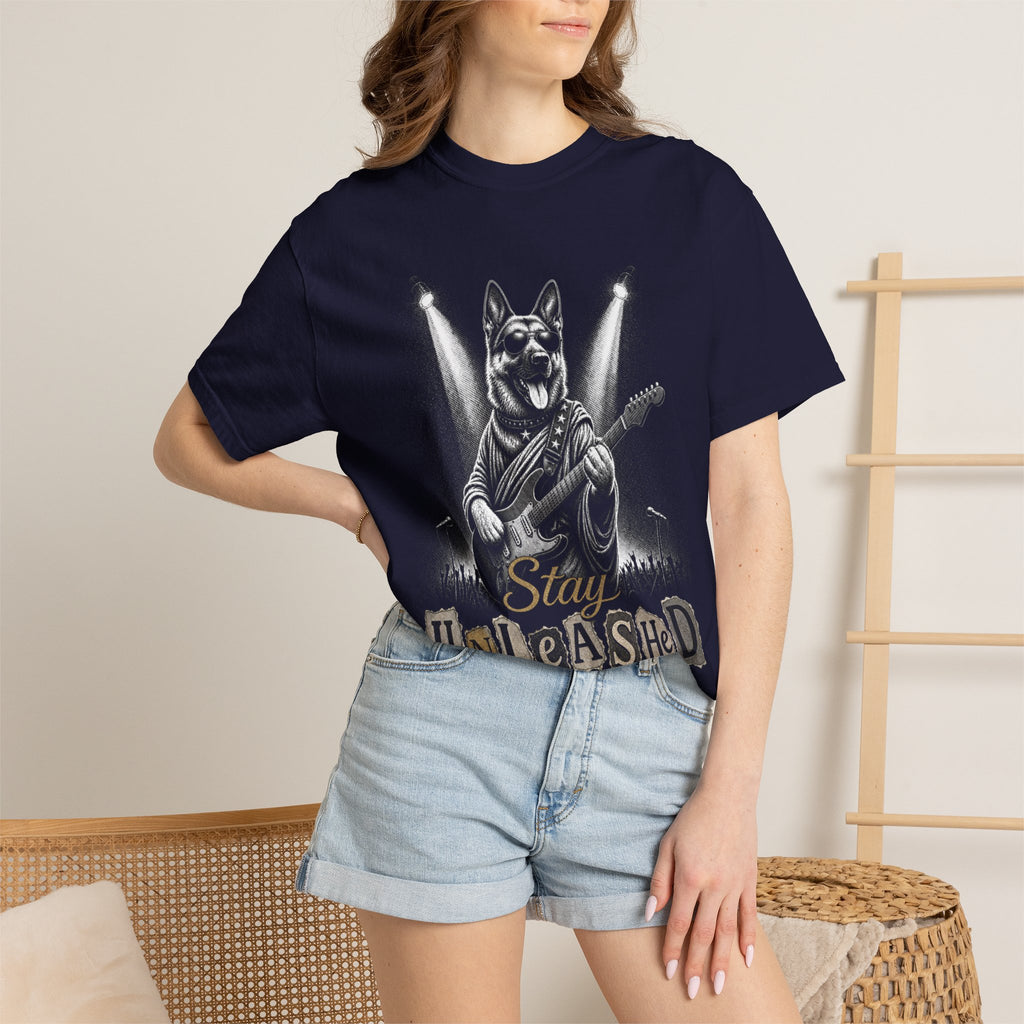 Stay Unleashed German Shepherd Vintage Graphic T-shirt