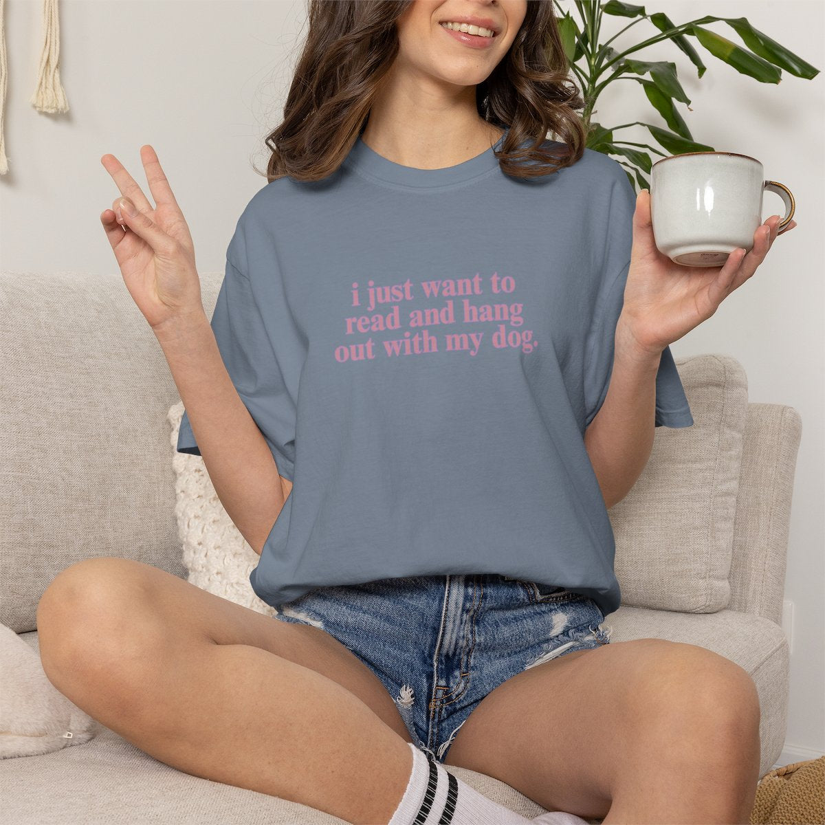I Just Want to Read and Hang T-shirt