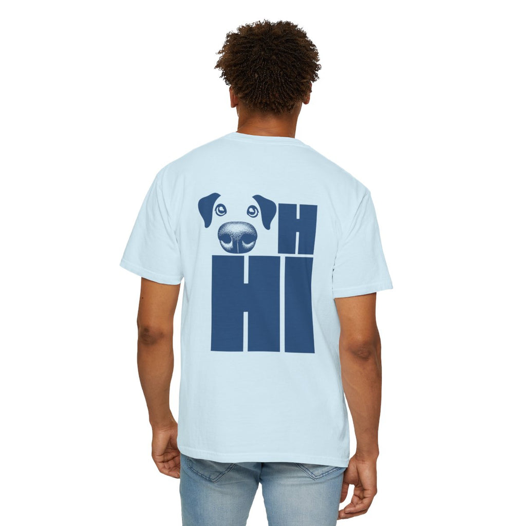 OH Hi Dog Nose Blue T-shirt
