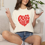 Dogs Love Me | Heart (Red or Pink) T-Shirt