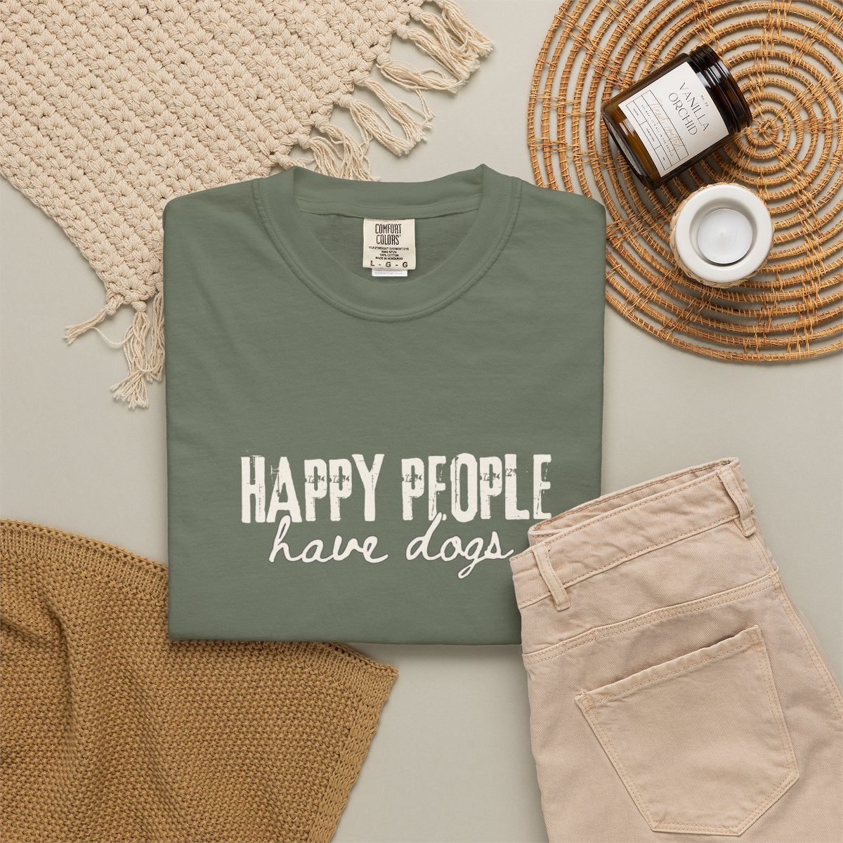 Happy People Have Dogs T-shirt