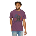 Dachshund American Made USA flag T-shirt