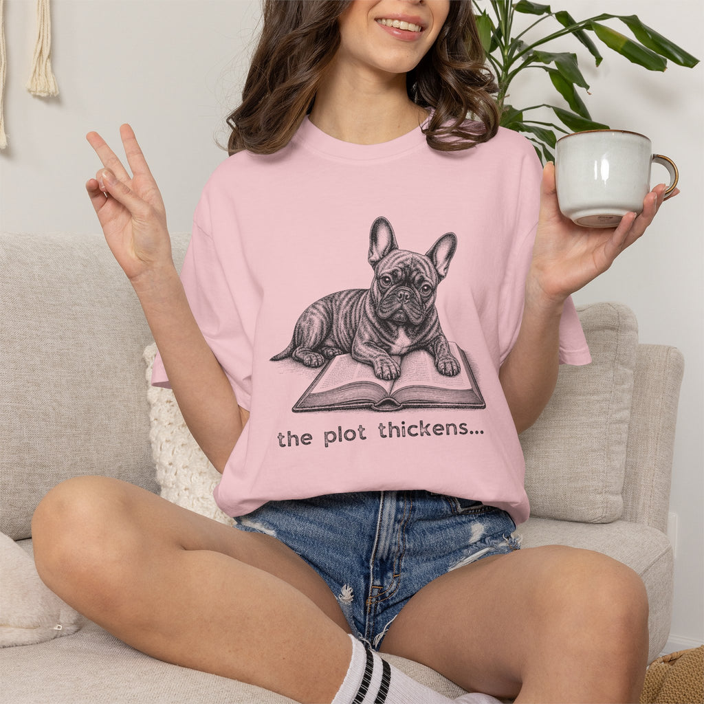 French Bulldog The Plot Thickens T-shirt