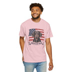 Dachshund American Made USA flag T-shirt