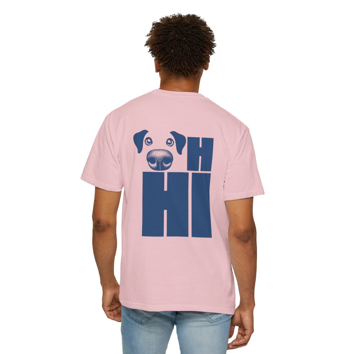 OH Hi Dog Nose Blue T-shirt