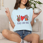 Peace Love Dogs T-shirt