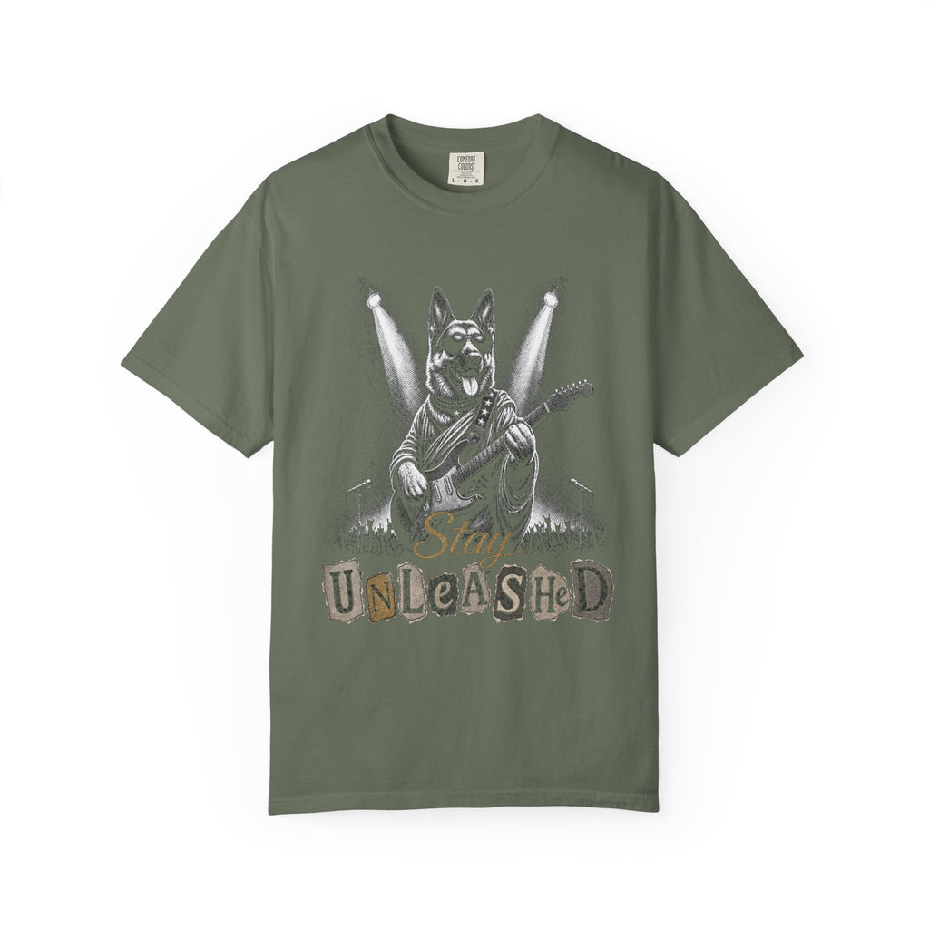 Stay Unleashed German Shepherd Vintage Graphic T-shirt