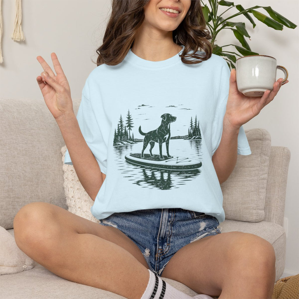 Paddleboard Dog  T-shirt