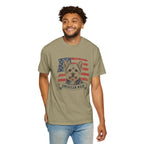 Yorkshire Terrier American Made USA flag T-shirt