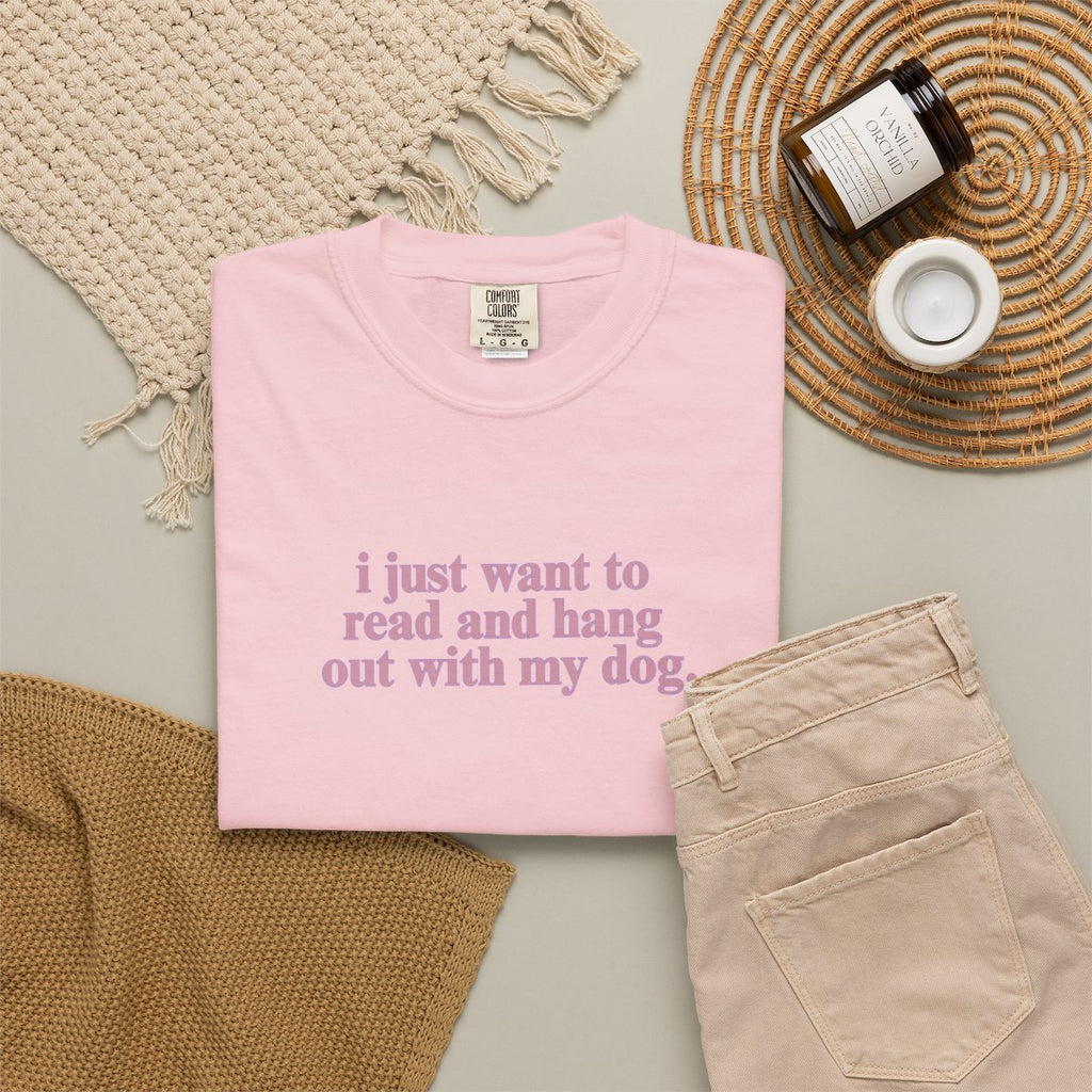 I Just Want to Read and Hang T-shirt