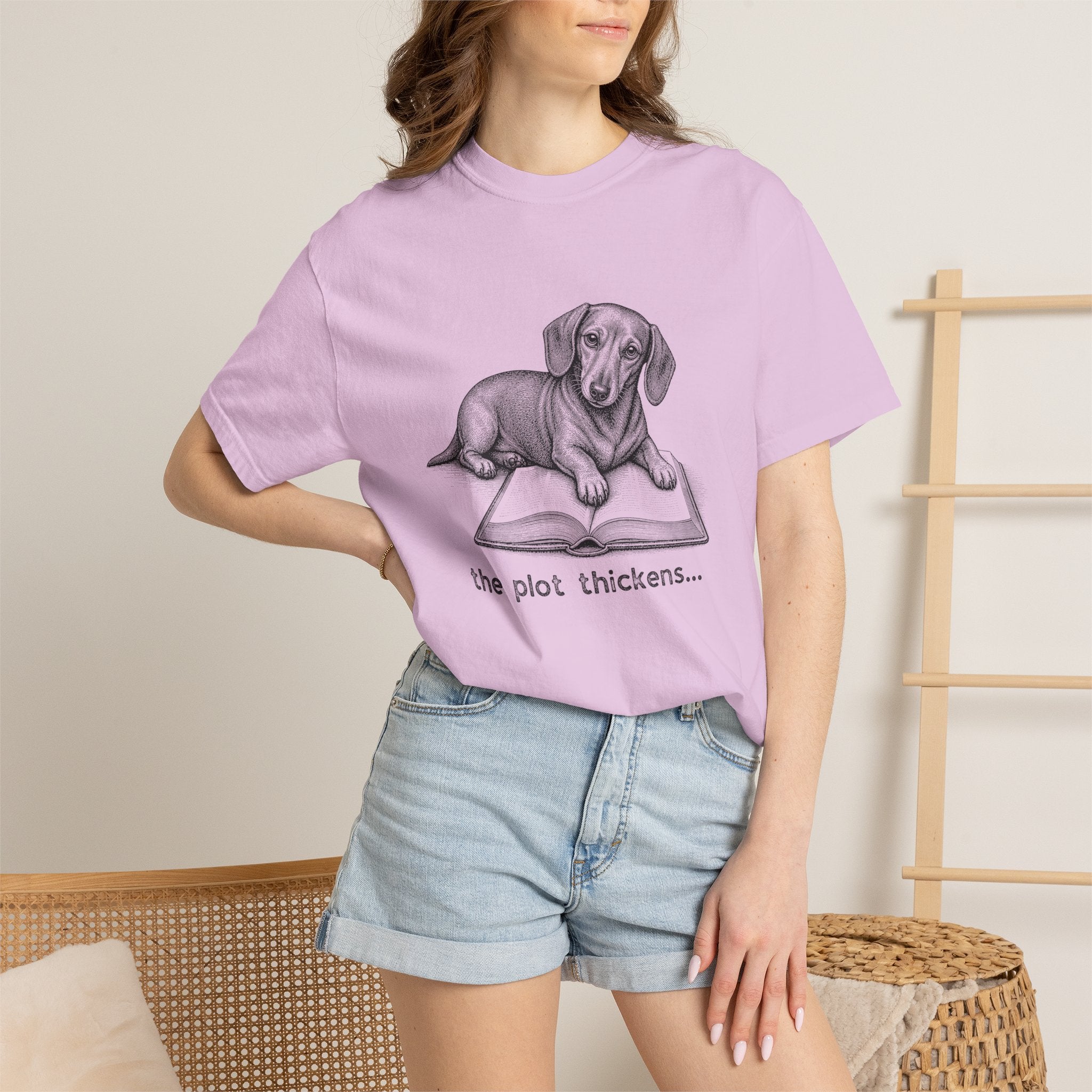 Dachshund The Plot Thickens T-shirt