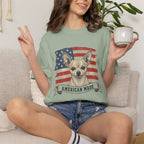 Chihuahua American Made USA flag T-shirt