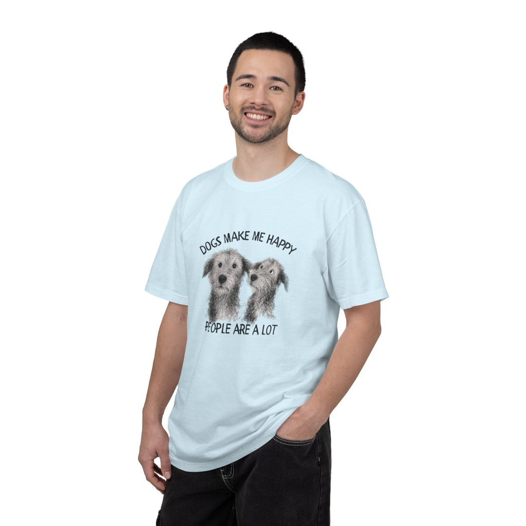 Dogs Make Me Happy, People are a Lot T-shirt