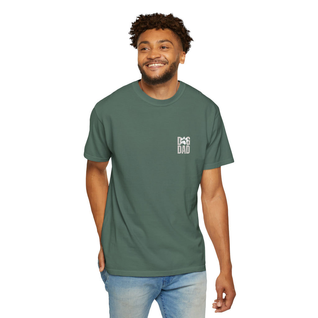 Personalized Best Dog Dad Ever Comfort Colors T-Shirt