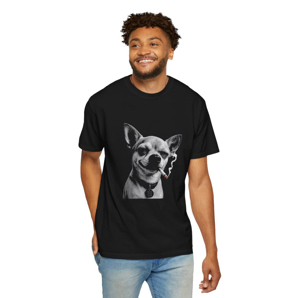 Born to be Wild Smoking Chihuahua T-shirt